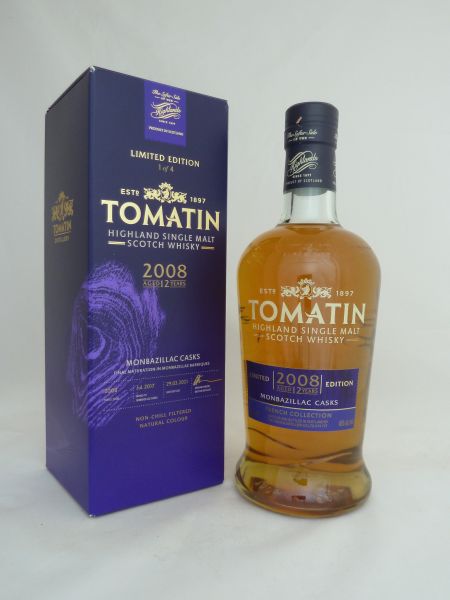 Tomatin 12 Jahre 2008 Monbazillac Casks